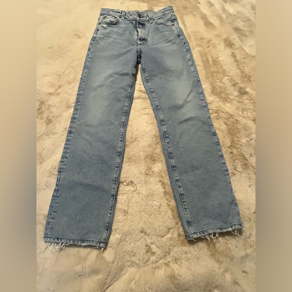 AG Alexxis straight high rise vintage jeans. Size 28R